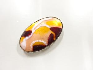 アンティーク　七宝帯留め